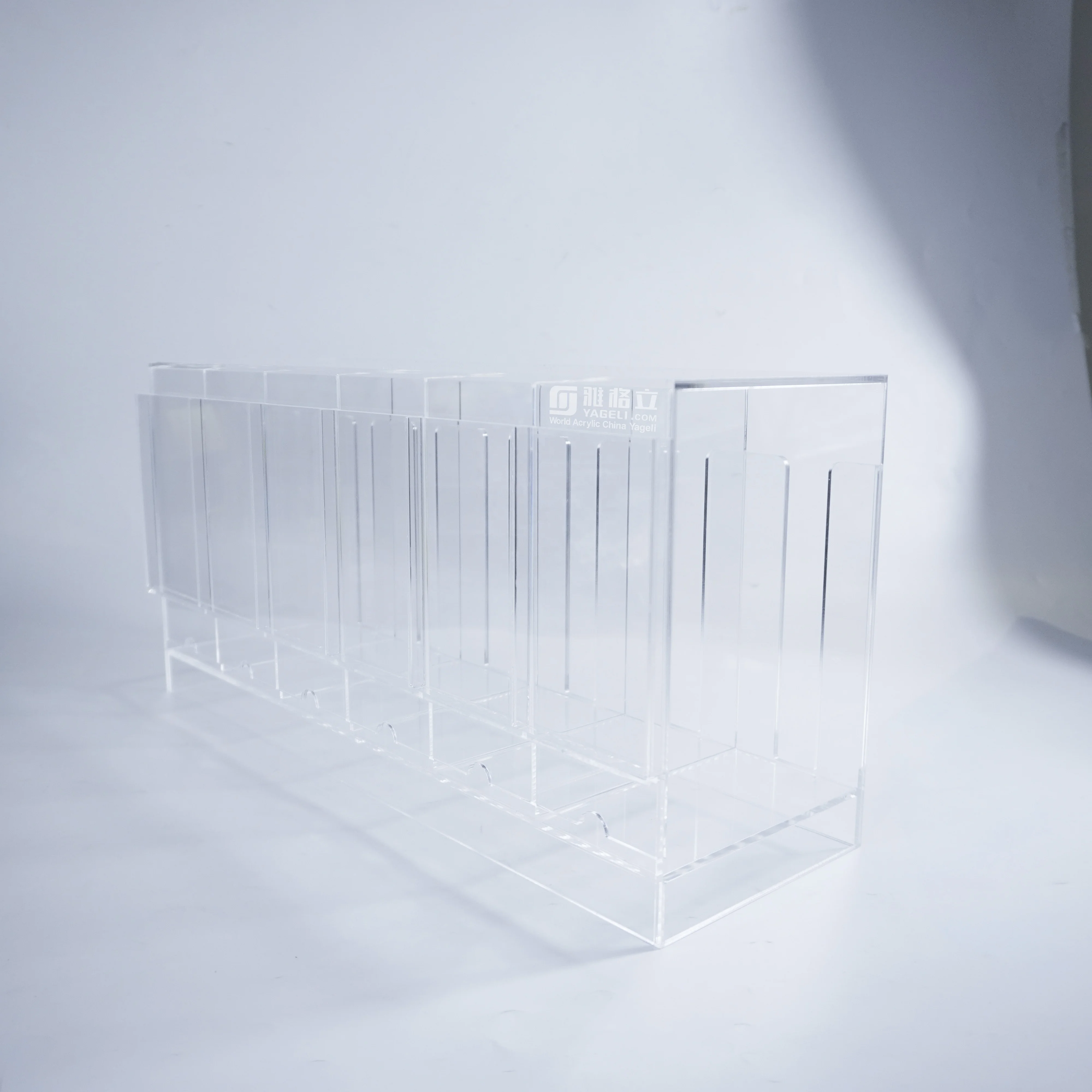 6 Slots Acrylic Booster Pack Dispenser Plastic Pack Dispenser For Sports TCG Booster Packs