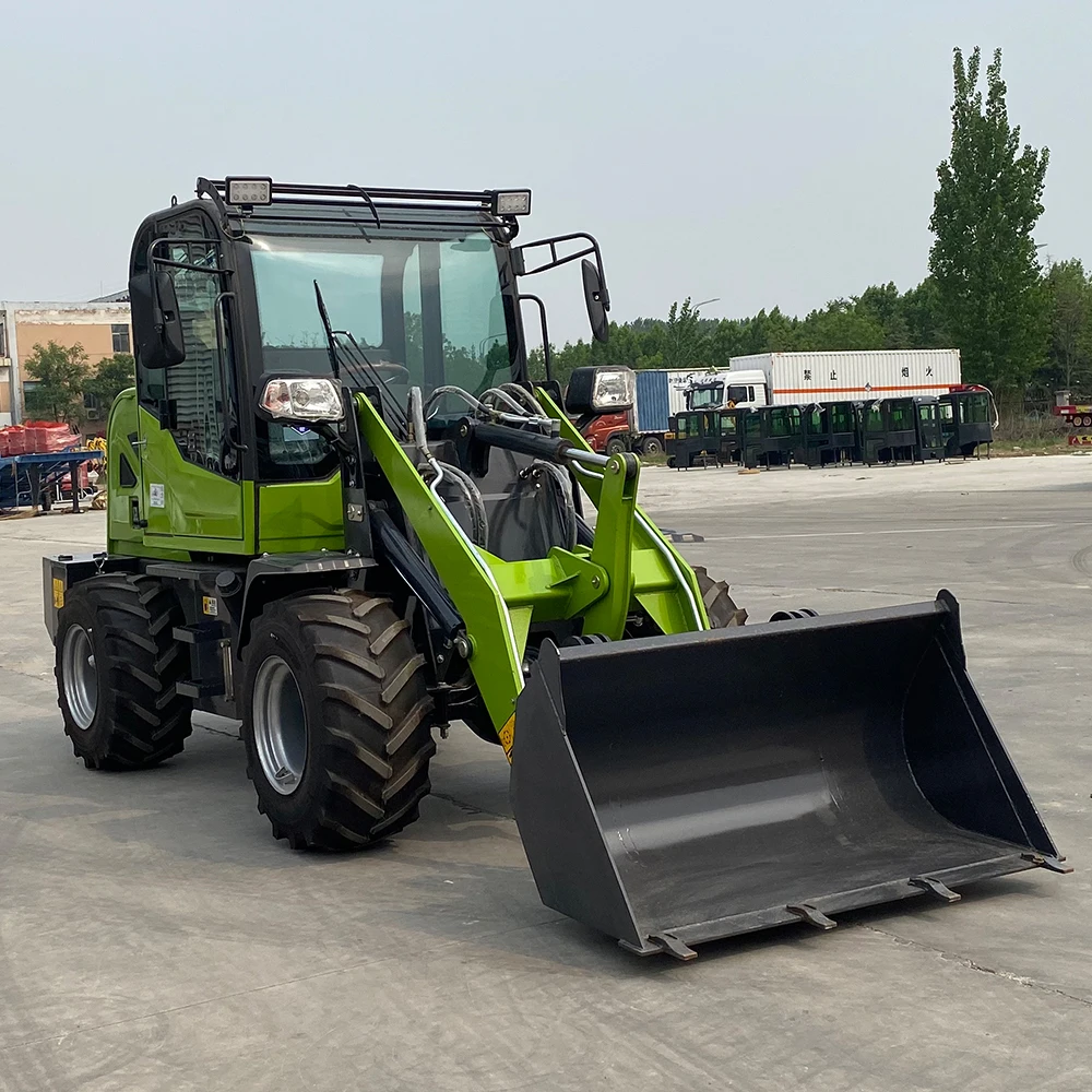 Chinese 910 915 Agricultural articulated 1.5 ton loader wheel payload front end mini wheel loader