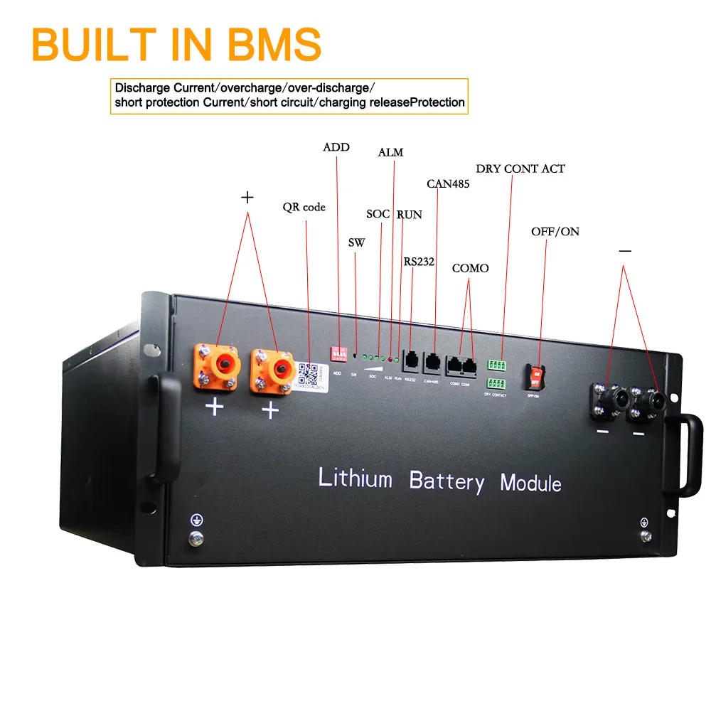 48 volt lithium ion solar batteries home energy storage system 48v 51.2v 5kw 10kwh  20kw 100ah 200ah 300ah 400ah lifepo4 battery