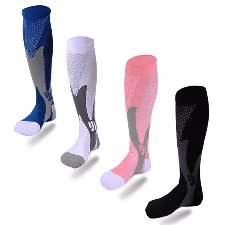 Wholesale Factory Price Anti Fatigue Customize Socks Ankle Support Sleeve Fasciitis high Compression socks