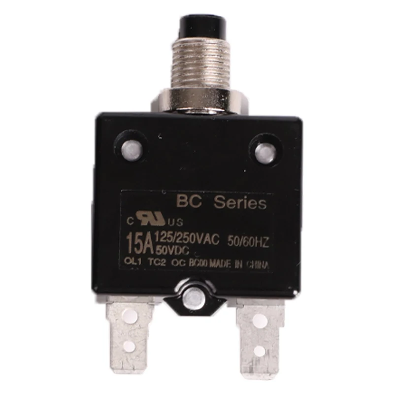 Thermal Overload Protector Switch Mini Circuit Breaker For Power Strip