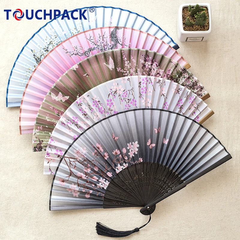 Custom Large Bamboo Folding Hand Fans 8' 10' 13' Gongfu Fan Promotional Hand Fan