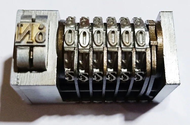 2021 hot sale high quanty letterpress Numbering machine plunger type numbering machine for printing