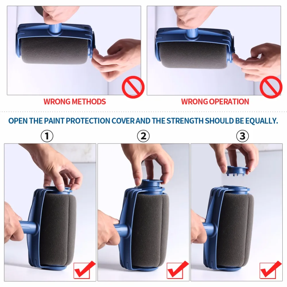 paint roller automatic edge paint roller sponge paint roller