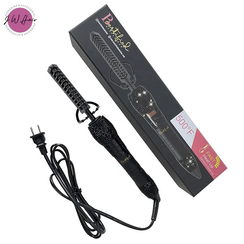 Custom Hot Tools With logo And Packaging Box No MOQ 500 Degrees Hot Comb With Logo