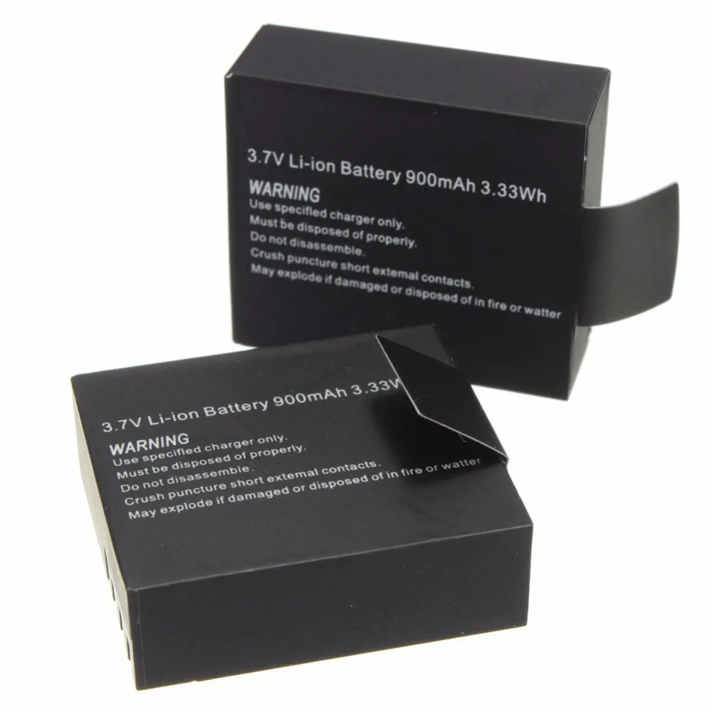 Сменный аккумулятор 900 мАч для EKEN H9 H9R SJCA M SJ4000 WiFi SJ5000 WiFi SJ6000 WIFi M10 SJ5000x, аккумулятор для спортивной экшн-камеры