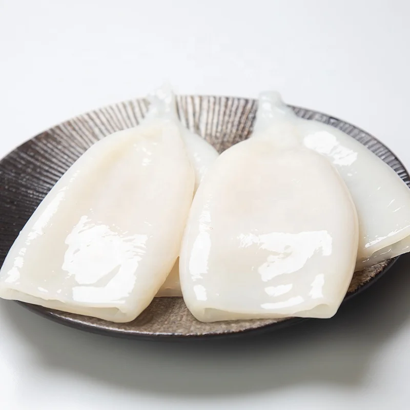 Очищенные Морепродукты Замороженные Кальмары Трубки