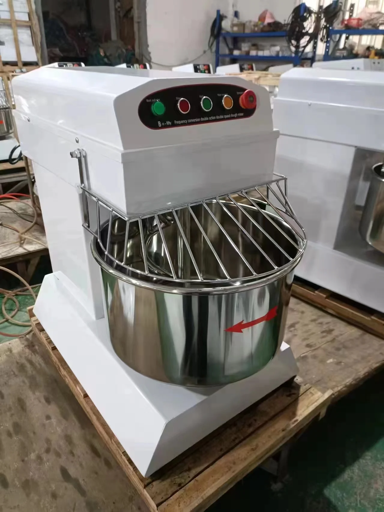 30L Stainless Steel Food Flour Spiral Dough Mixer For Commercial Bread Bakery
