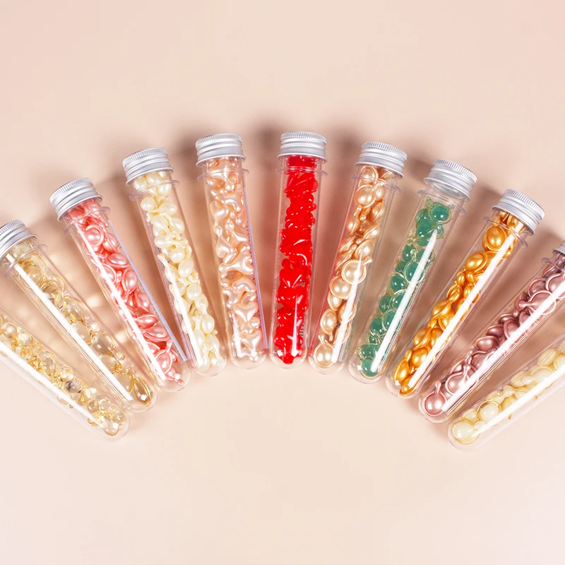 Hot Selling OEM ODM Beauty Anti-aging Whitening Facial Serum Skin Care Vitamin E hyaluronic serum Face Essence Capsules