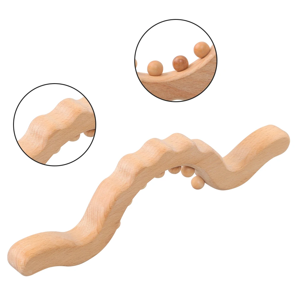 Wood Massage Therapy Sets Rollers Circulation Relax Muscles Pain Relief Stress Relief Spa Therapy Home Use Professional
