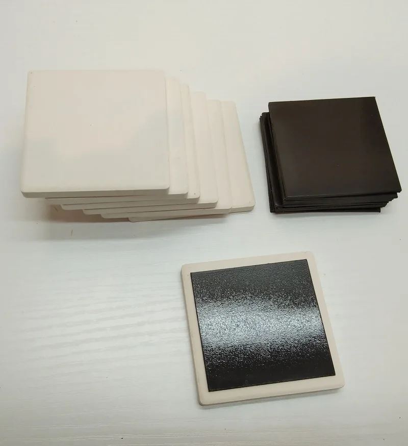 Рекламные квадратные керамические Магнитные Сувениры на холодильник для цифровой печати