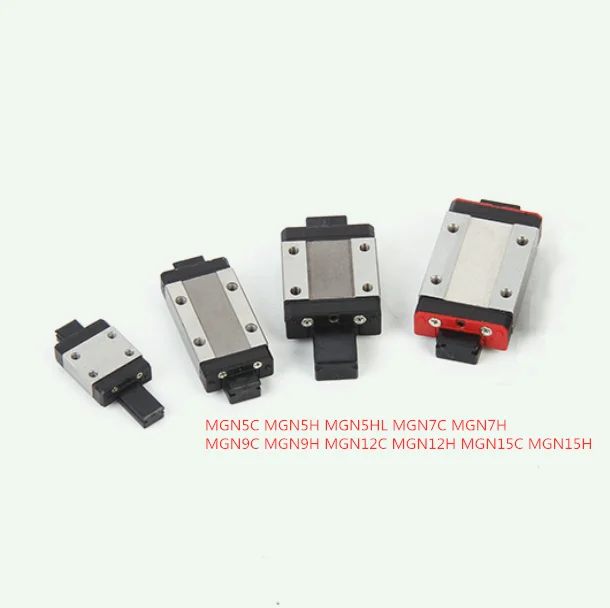 MGN9H MGN9R cnc machine tool miniature linear motion guide rail with slide block