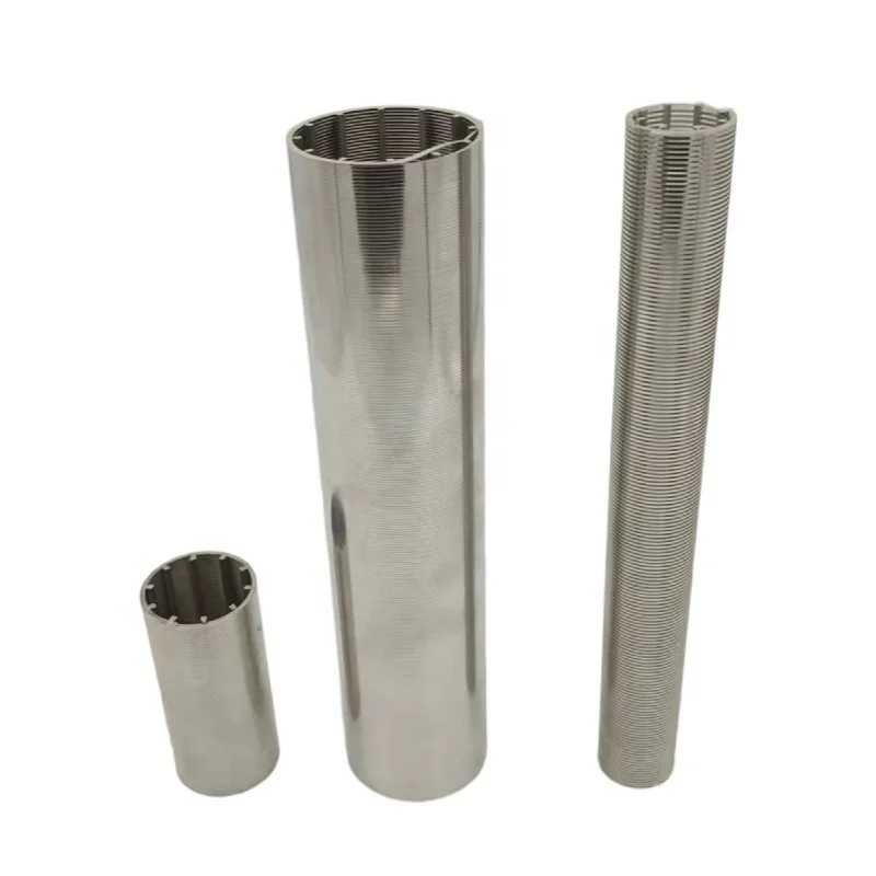 Custom stainless steel Johnson screen Seamless wire wound sand control metal filter tube