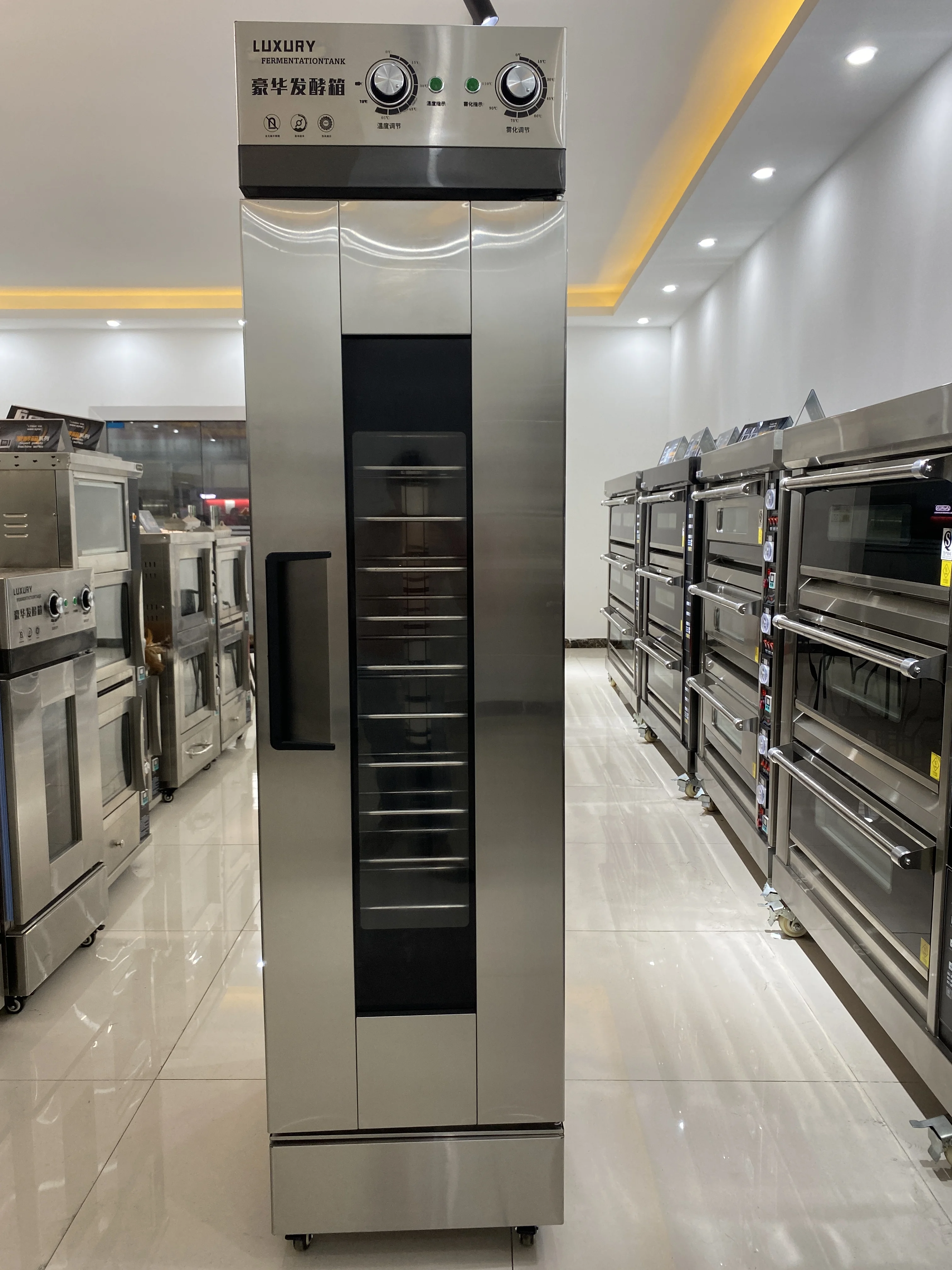 Commercial Croissant Toast Pizza Proofing Machine 13 Trays Stainless Steel Bread Pizza Fermenting Machine  RHP-13M