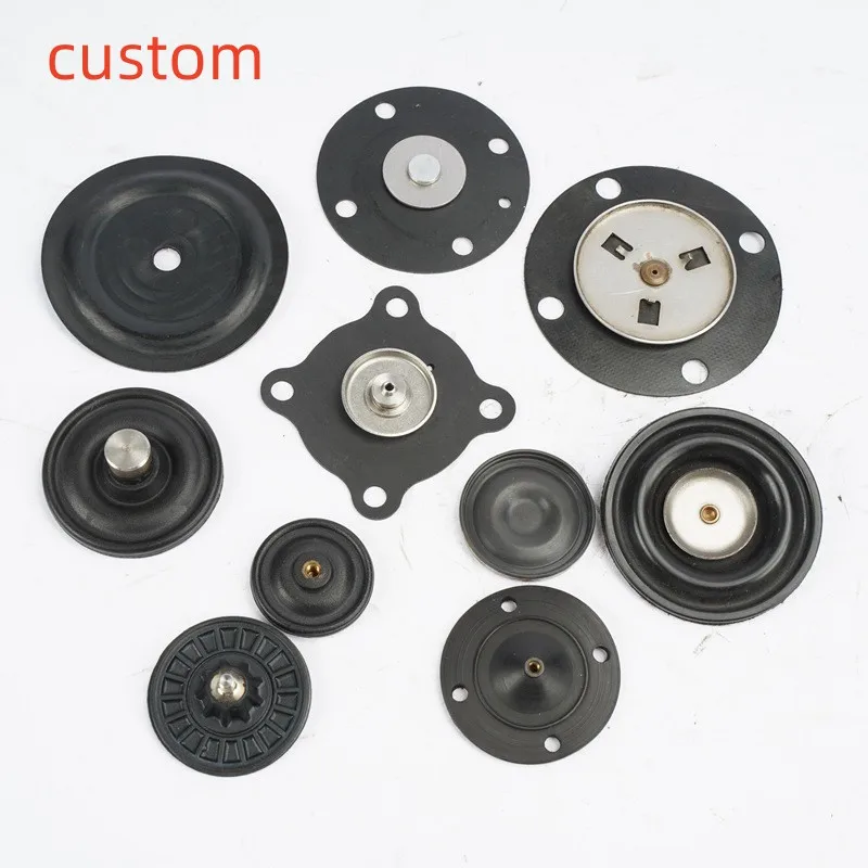 KFM VITON PTFE EPDM  SILICONE high temperature air pump membrane rubber diaphragm spare parts diaphragm products