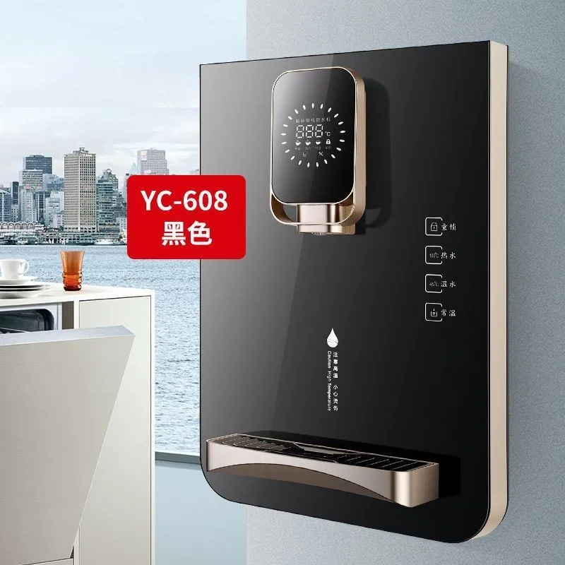 family office use intelligent control large screen temperature display wall-mounted instant heating water dispense