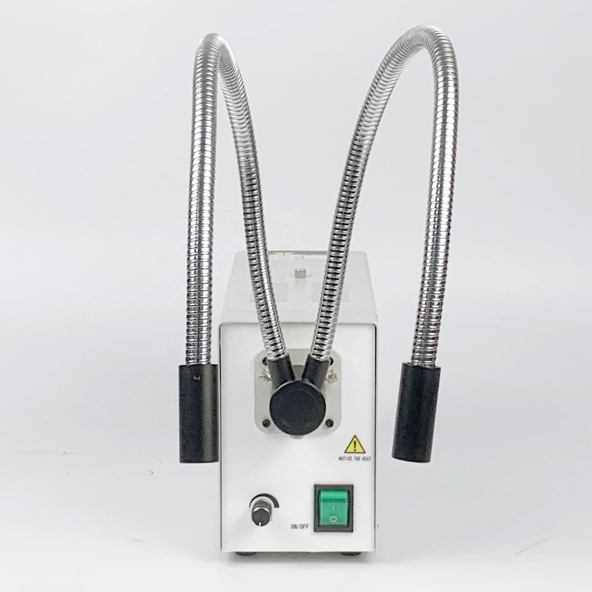 Hot Sale High Quality OFH-150 150W Halogen Cold Fiber Dual Gooseneck Microscope Illuminator