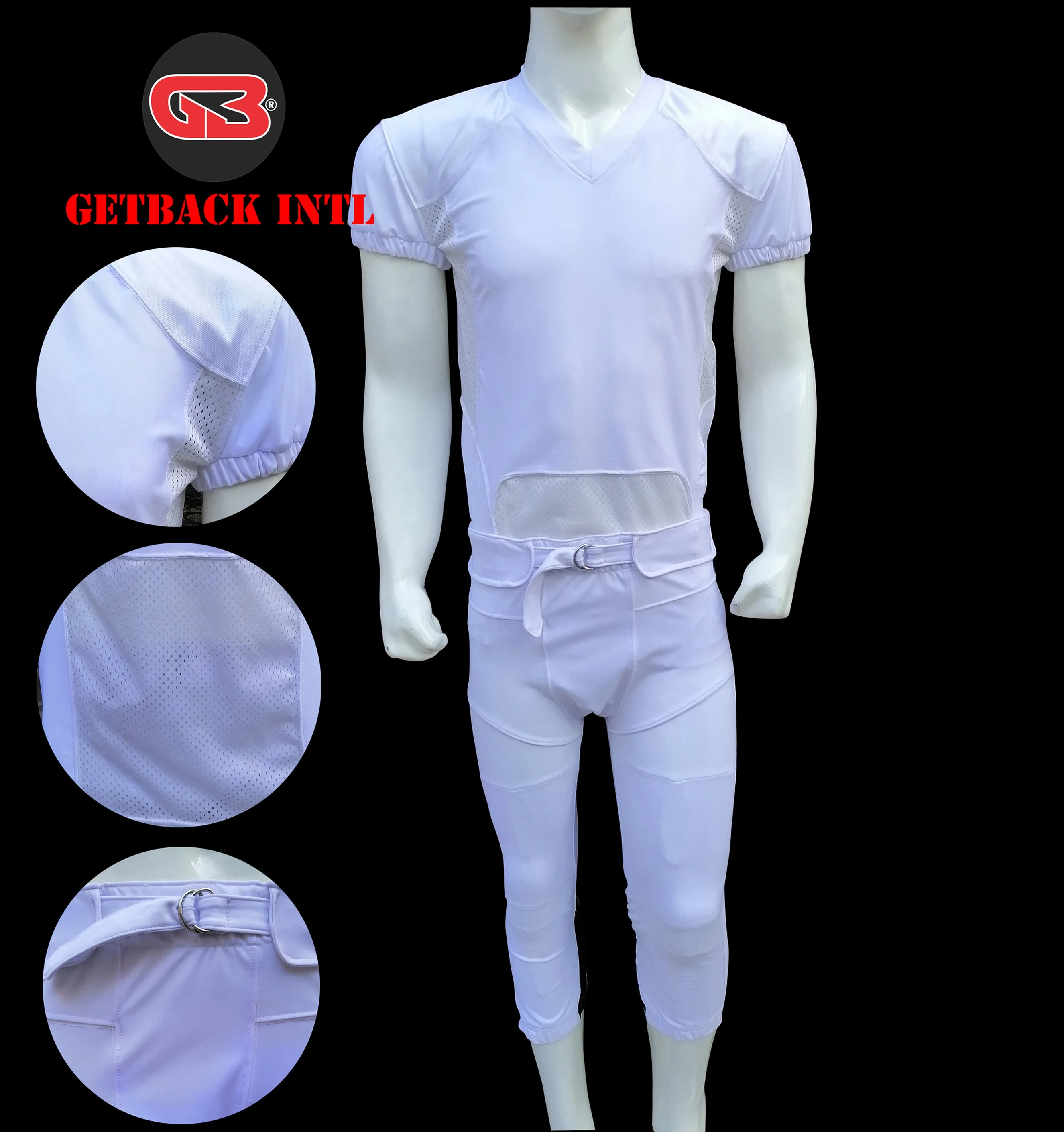 Custom Latest Design American Football Jersey Practice Pant Uniforms Men Sublimation Kids Shorts OEM Customized Spandex Logo Age