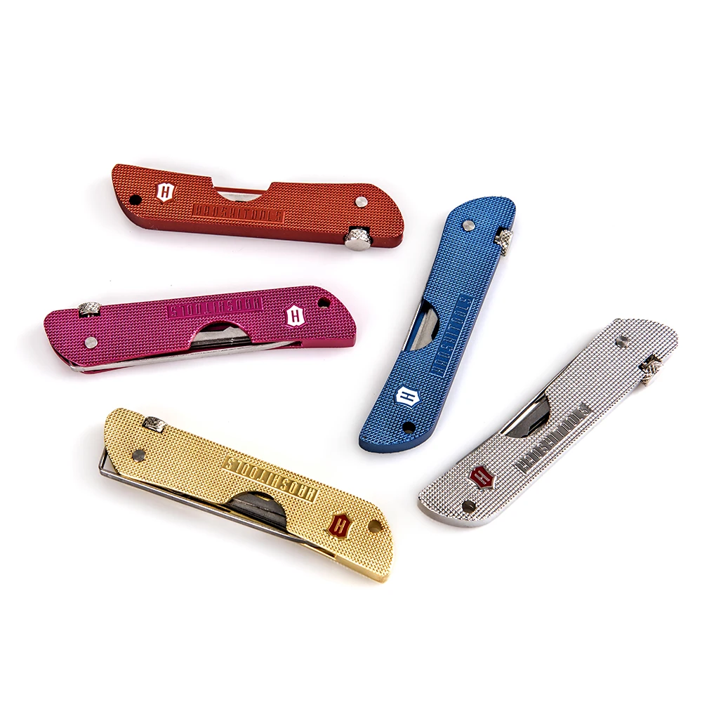 Ready To Ship Spot Goods Colorful Foldable 7 in 1 Folding Lock Pick Locksmith Tools Supplies Opening Pocket Set