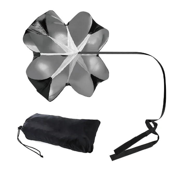 Soccer speed training 56 inch Parachute air flow resistance Speed Drills Parachute for kids and adults speed training Parachute