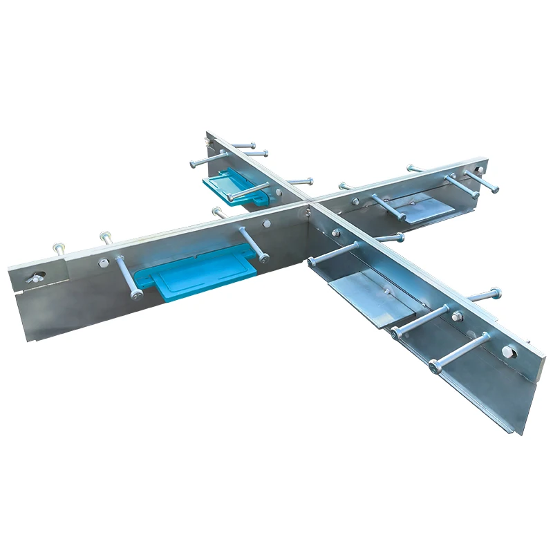 Q235B Plain or Galvanized Steel Armour Joints for edge protection of concrete floor with dowel plate and sleeve
