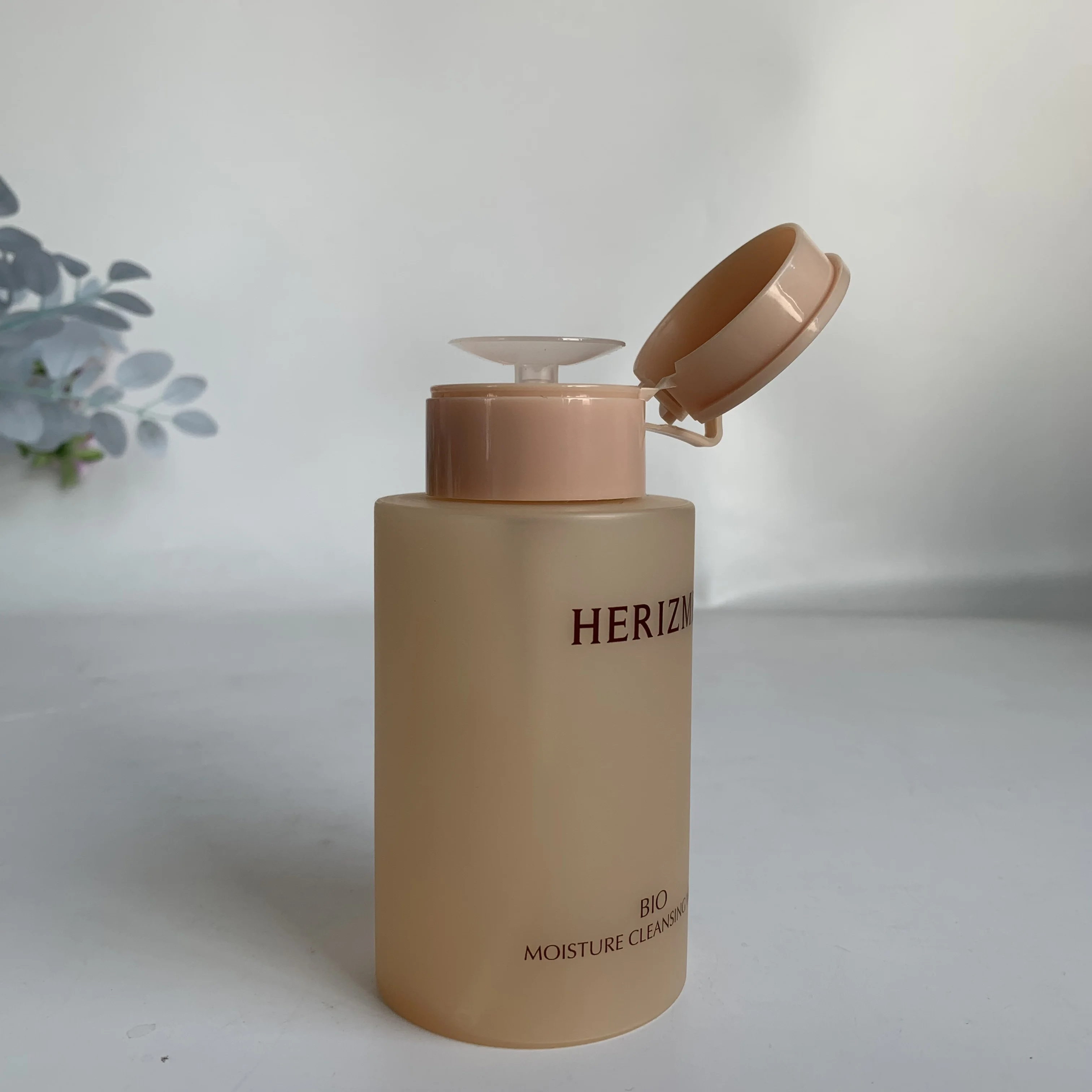 100ml 150ml 200ml High Quality Empty Plastic Press Pump Dispenser Bottle For Makeup Nail Polish Remover Bottle