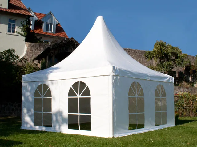 Outdoor Pop Up Pagoda Tent 3x3 5x5m Gazebo Canopy for Party and Wedding Event Tent