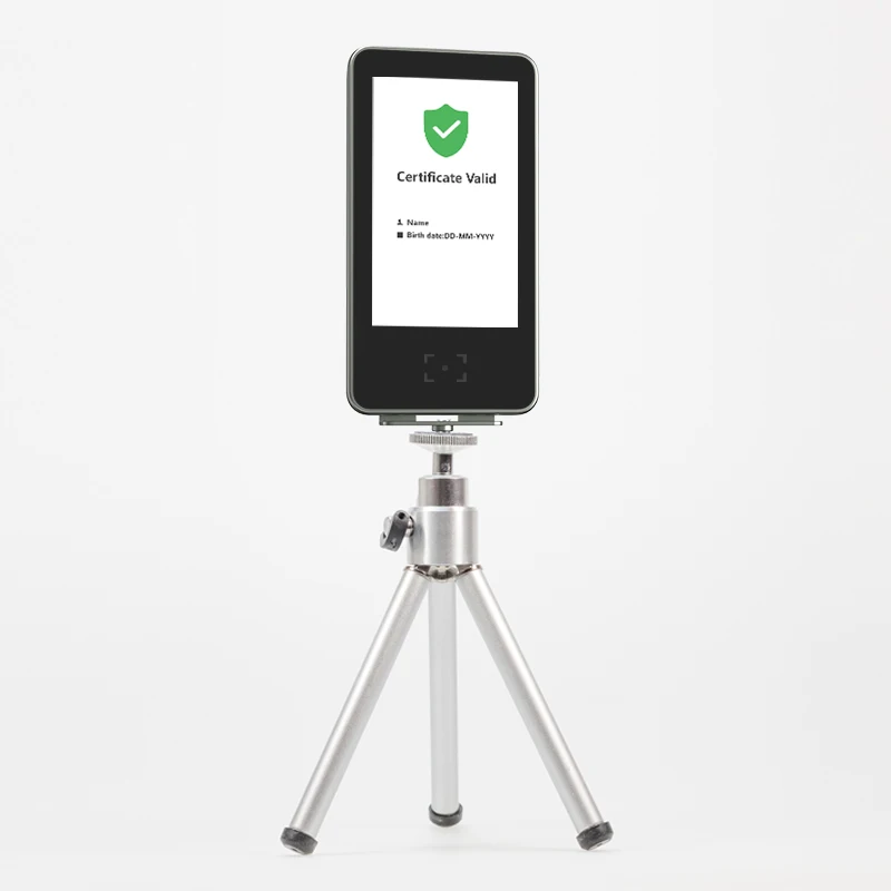 wifi portable wireless European Green pass qr reader machine for vaccination sanitary Certificate Scanner