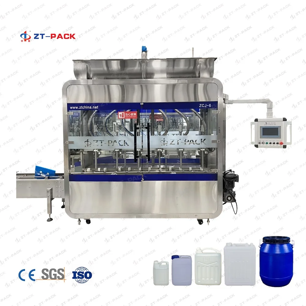Auto Jerry can Engine Oil Filler sunflower cooking oils Packing 20 liters kg load cell Flow meter filling machine