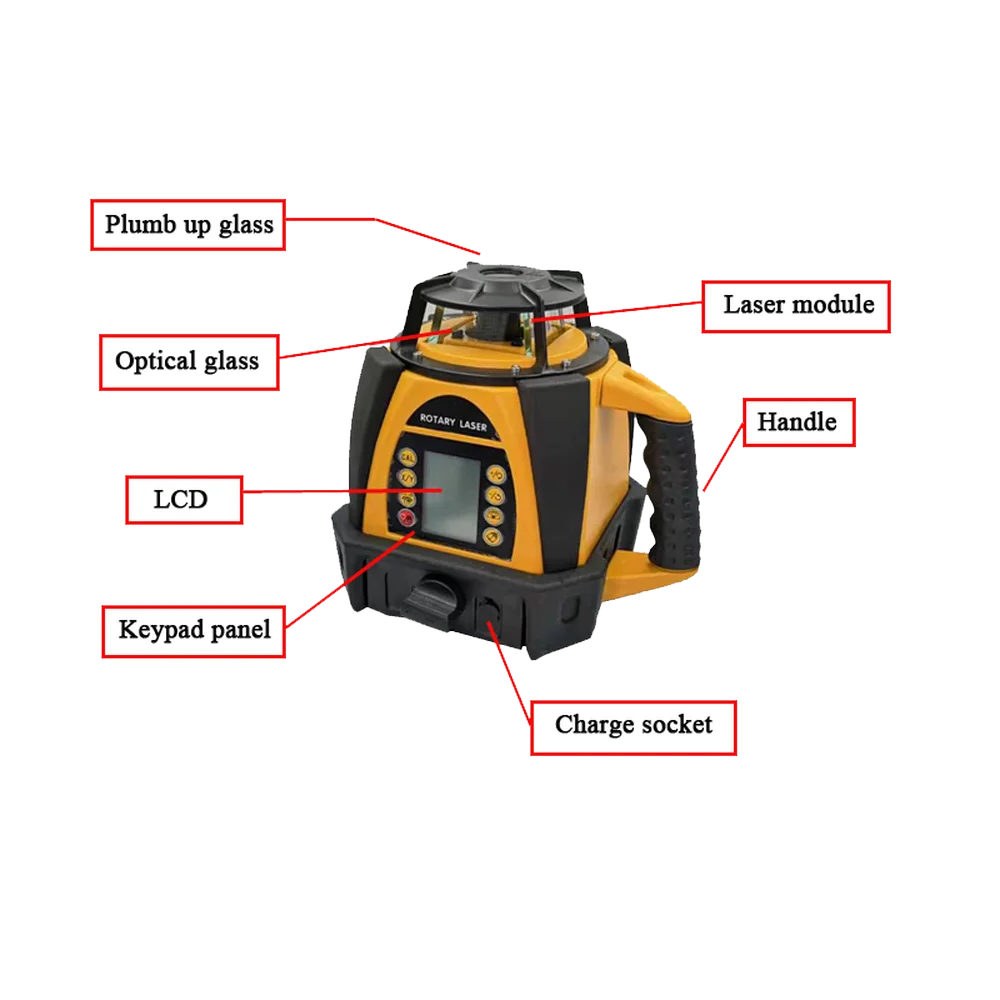 Apekstool 360 Degree Self Leveling Rotating Laser Construction Level Tools 500M