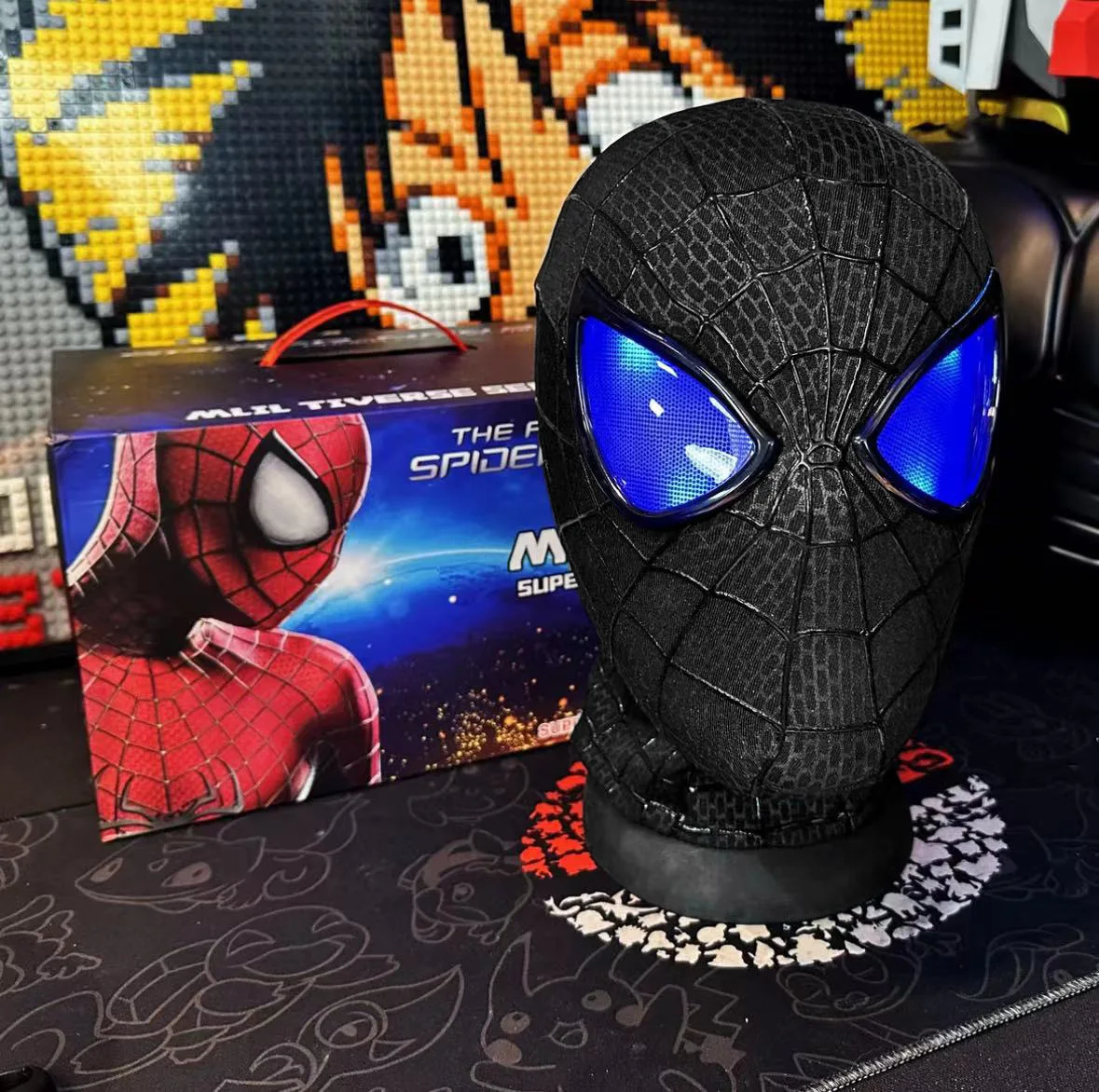 Cosplay The Amazing Spider-Man Mask Marvel Movie Restores The Garfield Version Of Peter Parker Adult Mask High Quality Mask
