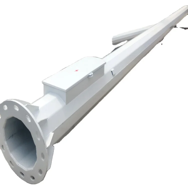 Manufacturer Solar / LED / AC High Mast Lightning Not Telescopic Tower Mast with Lightning Rod For Highway Square