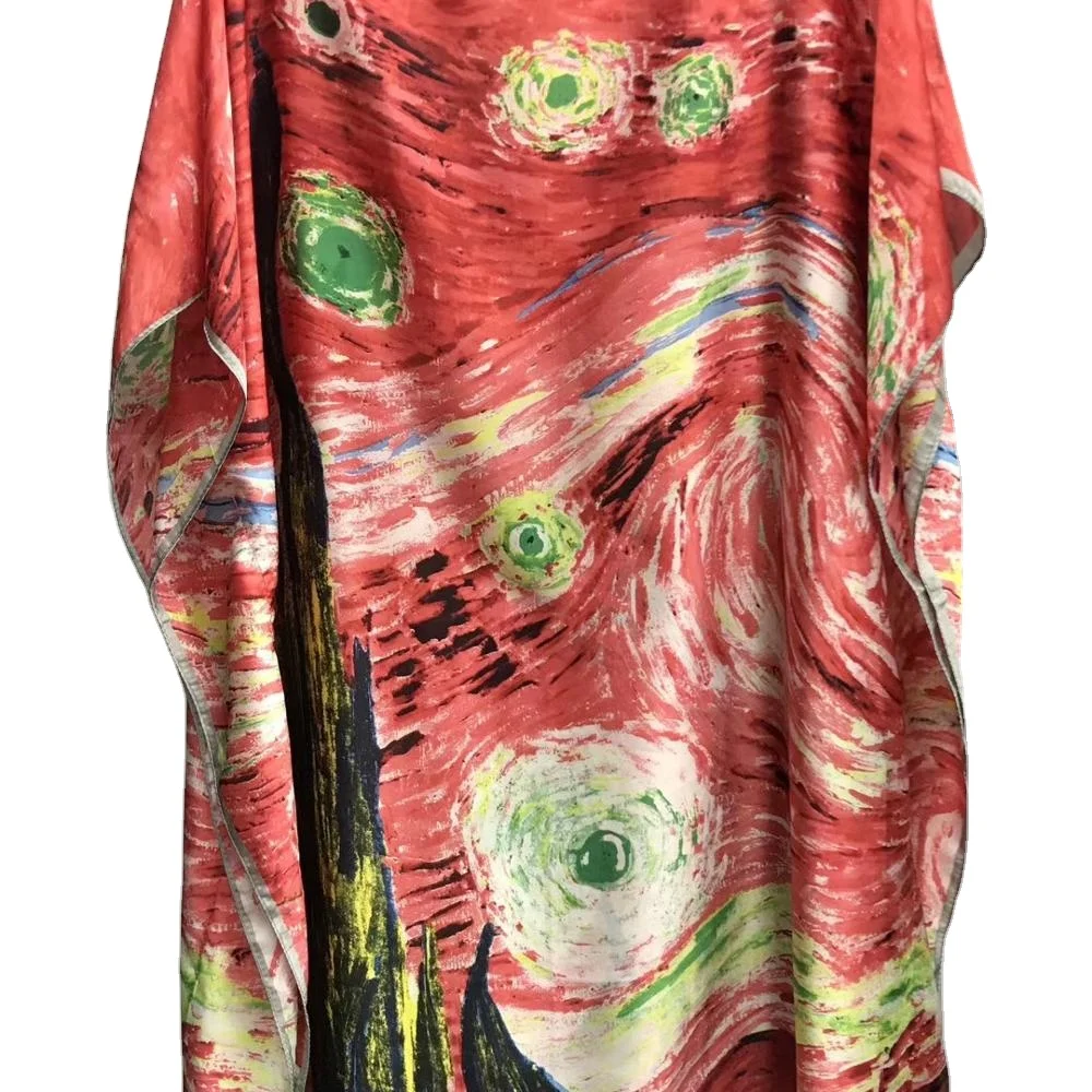 Шелковое роскошное женское многофункциональное Повседневное платье, Африканское шелковое платье kftan