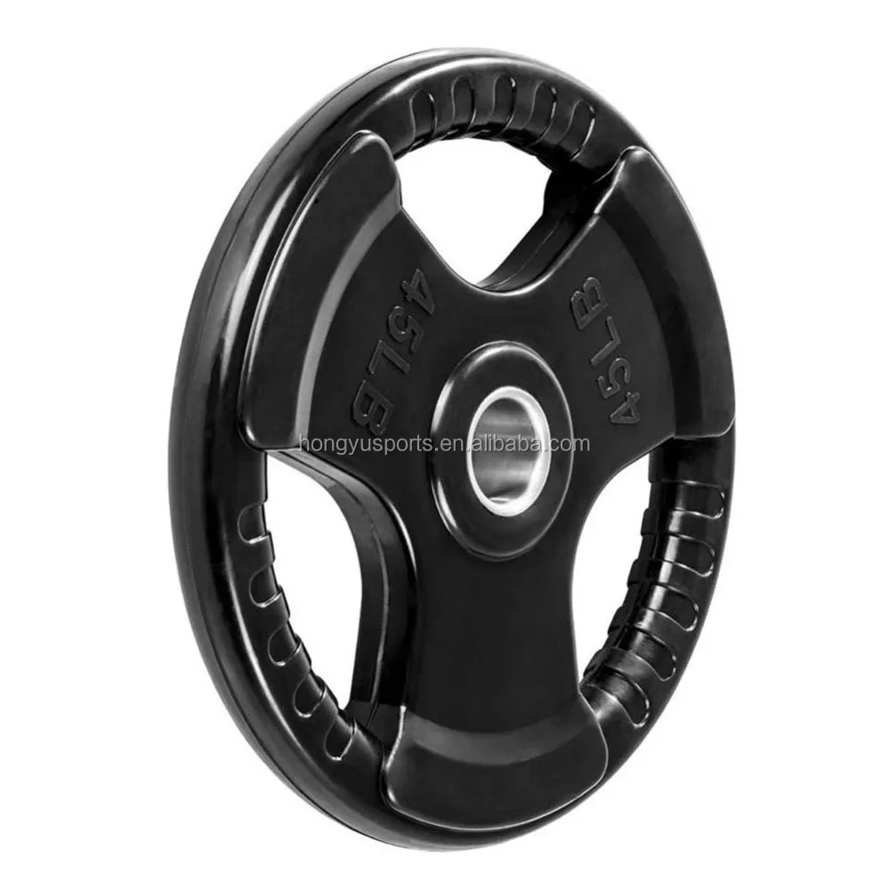 Резиновое покрытие Tri Grip 2 дюйма диаметр штанги вес пластины LBS или KGS