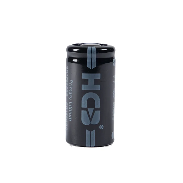 HCB Long Life CR123A 3.0V 2100mAh Lithium MnO2 Primary Battery CR123ASC for Cattle Rumen Bolus and Animal Tracking
