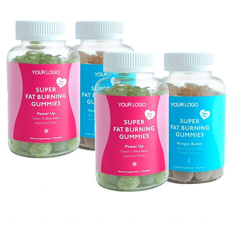 Slimming Gummy Green Coffee Beans Garcinia Cambogia Gummies Fat Burner Weight Loss Gummy Candies