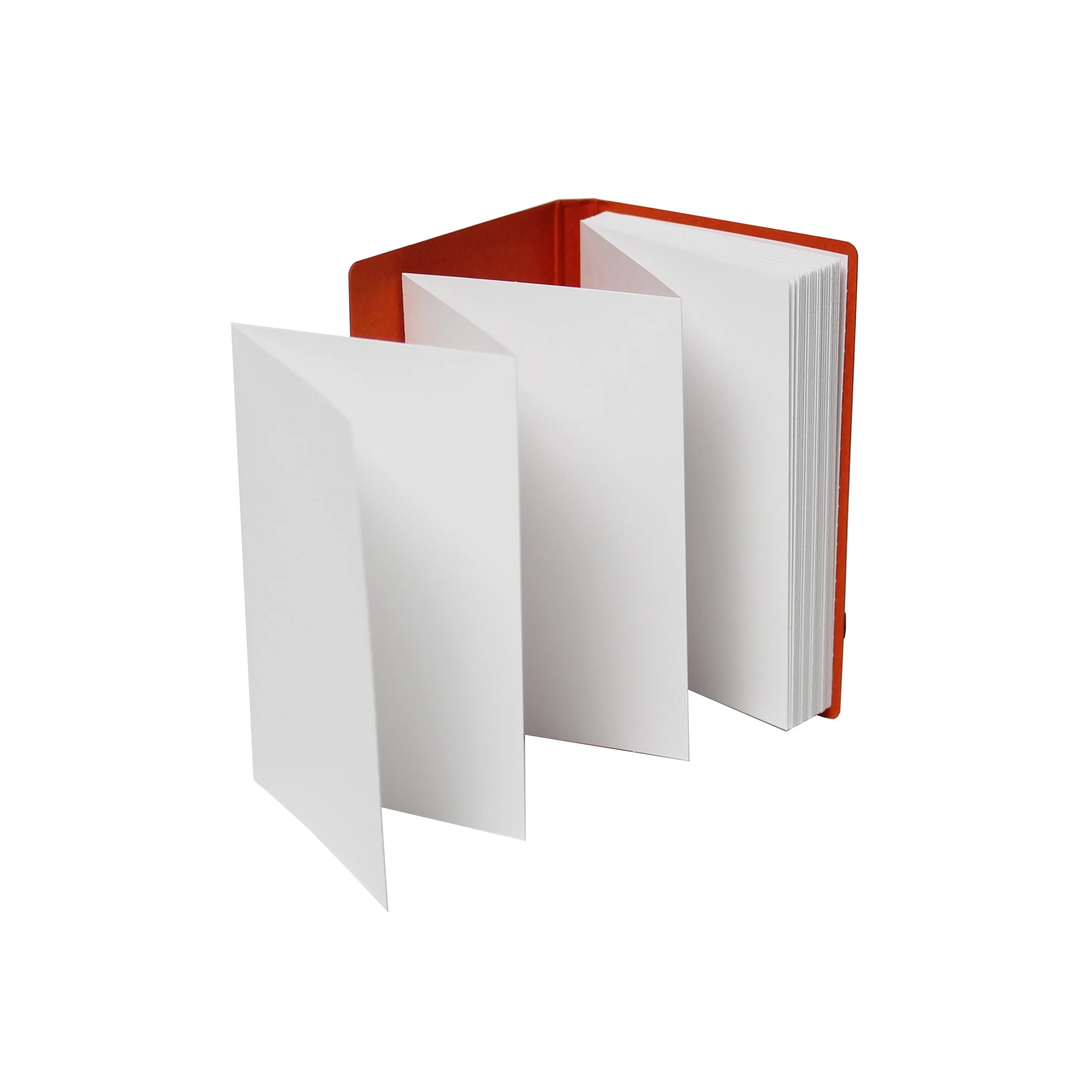 Japanese plain style accordion custom memo notepad school stationery