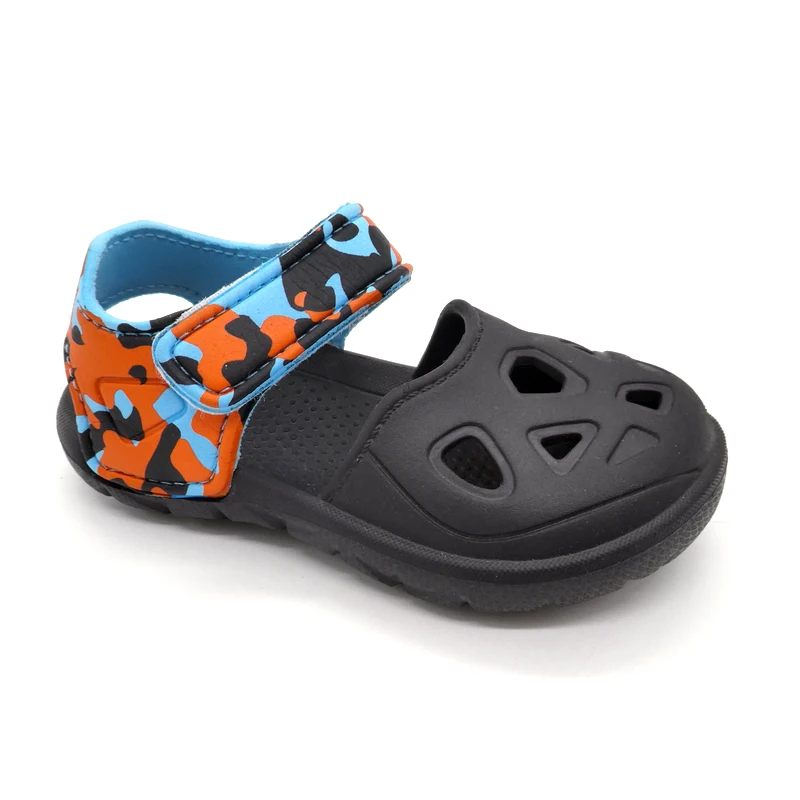New fashion children clogs for boys car and girls bow flat shoes casual sandals