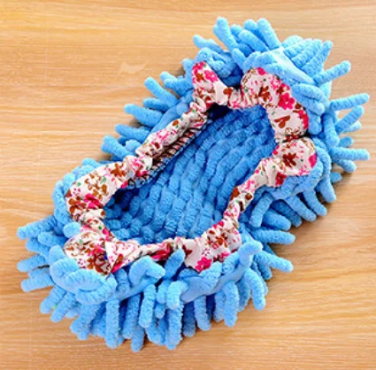 MZL 1PC Dusting Cleaning Foot Shoes Mop Slipper Floor Cleaner Detachable And Washable Slippers