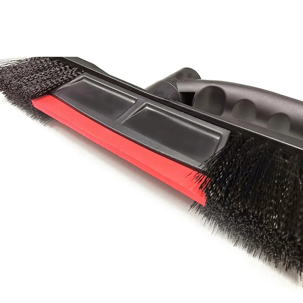 Retractable snow removal shovel and scraper for