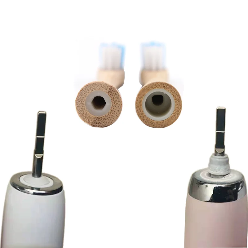 Factory supply Eco friendly Natural Bamboo Replacement Toothbrush heads compatible for Sonicare electric toothbrush