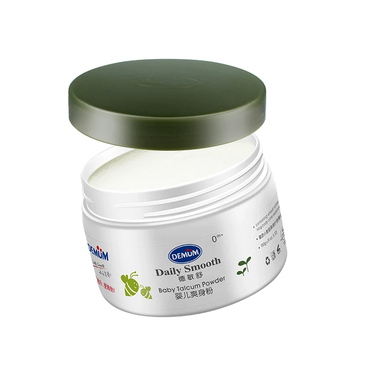 
100g Manufacturers from China health skin care natural baby talc with baby powder brands 