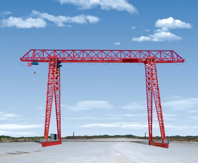 MH Truss type ce certificated 12t 15t single girder gantry crane with electric hoist