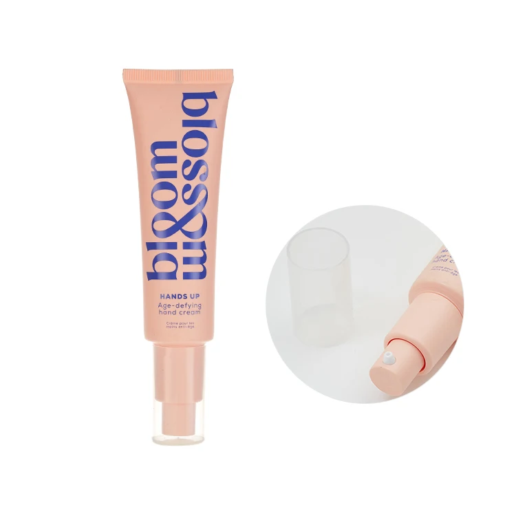 15ml 20ml 30ml isolation cream plastic tube packaging airless pump squeezer cosmetic sugarcane soft touch eye cream tube