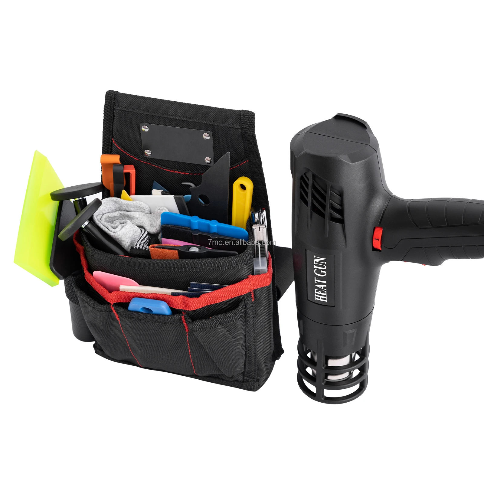 7mo Professional Wrap Vinyl Film Color Change Car Tinted Tools Set Window Tint Tools Kit with Tool Bag