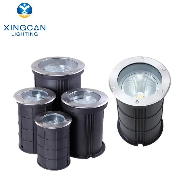 IP67 Outdoor Adjustable Angle Underground Lamp 10W 20W 30W Garden Landscape Recessed Waterproof LED Inground Light