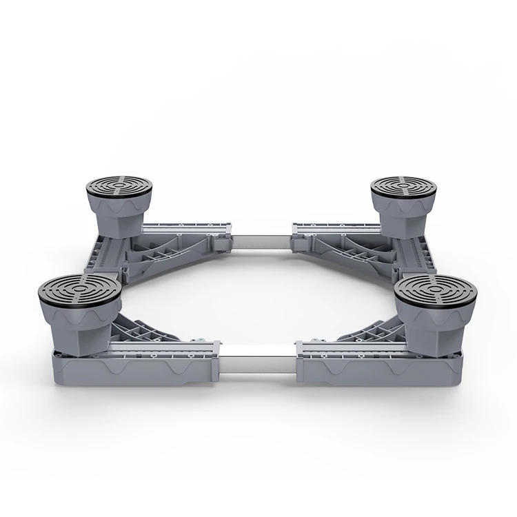 Household Manual Adjustable with 4 wheels Roller Washing Machine Base