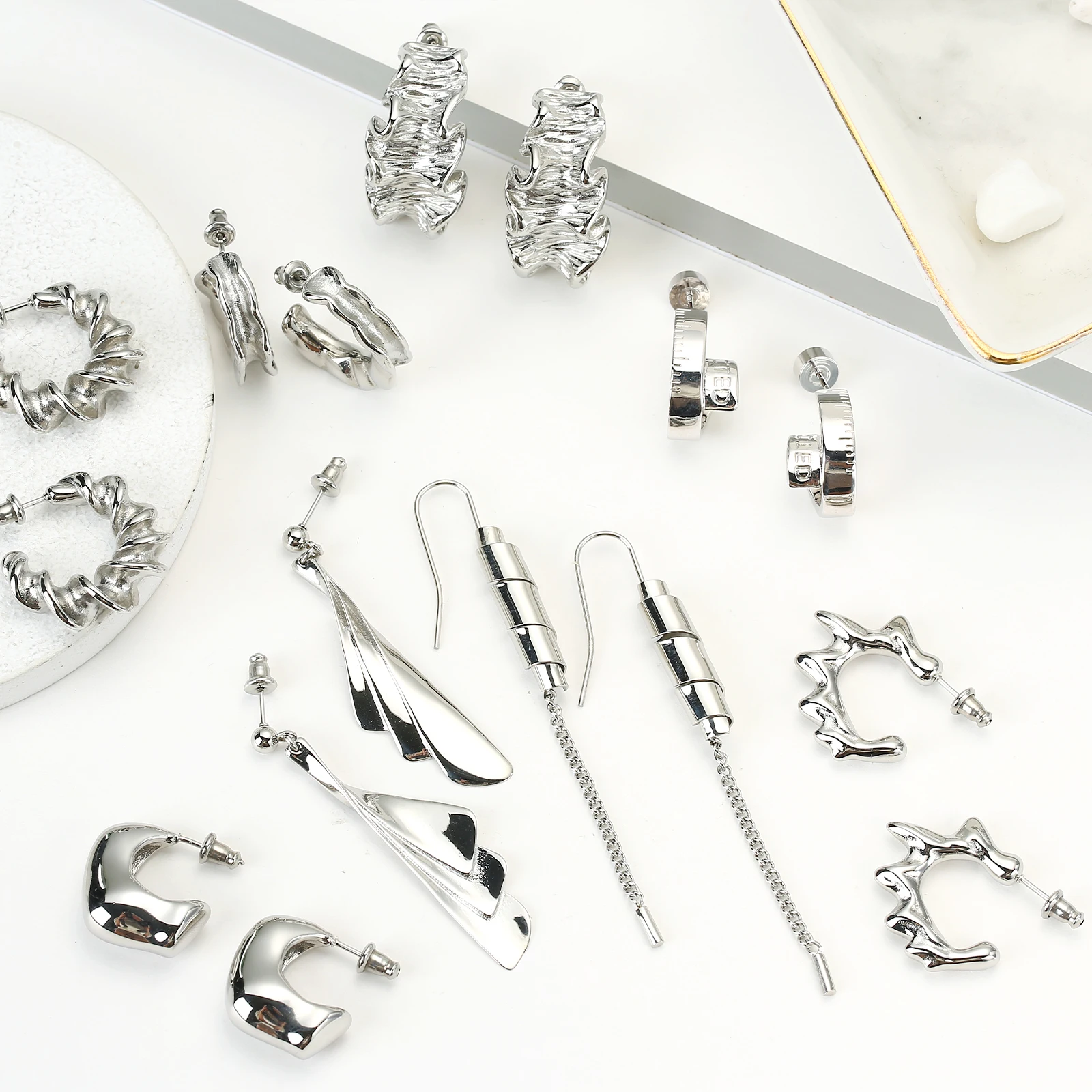 Earrings Stainless Steel for Women Luxury 2023