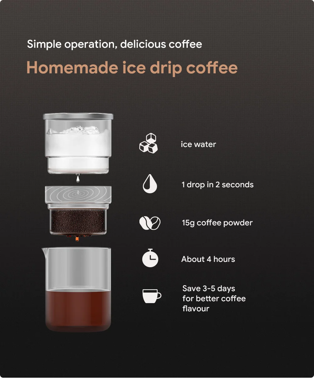 Cold Brew Coffee Dripper Portable So easy Retain the best coffee favour nespressos compatible machine Pods