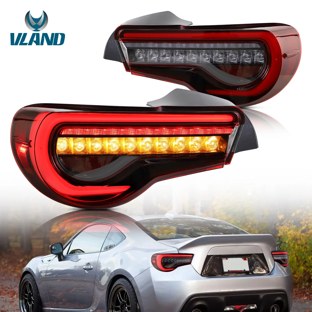 Оптовая цена LED carlight с последовательным GT86 & FT86 задний фонарь 2012-2016 светодиодный Scion FR-S задние фонари для toyota